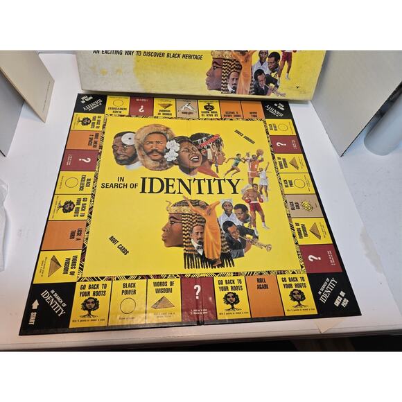 In Search of Identity Discover Black Heritage History Board Game 1984 COMPLETE - Picture 2 of 5